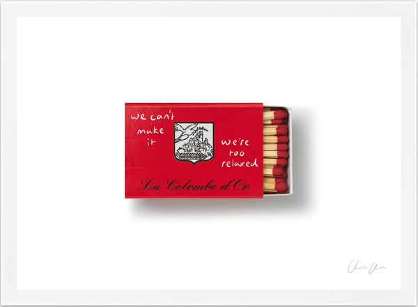 Matchbox at La Colombe d'Or Print