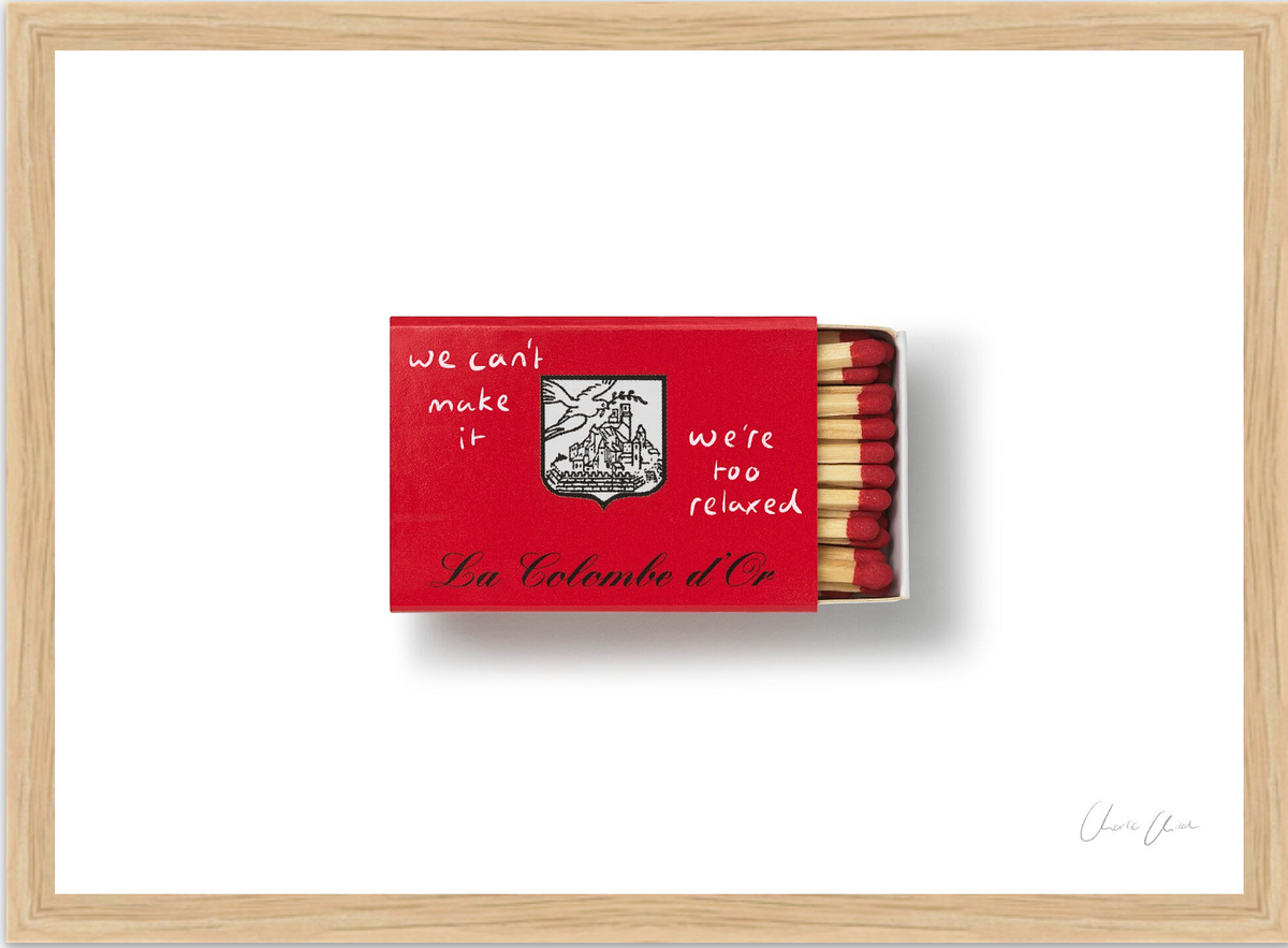 Matchbox at La Colombe d'Or Print