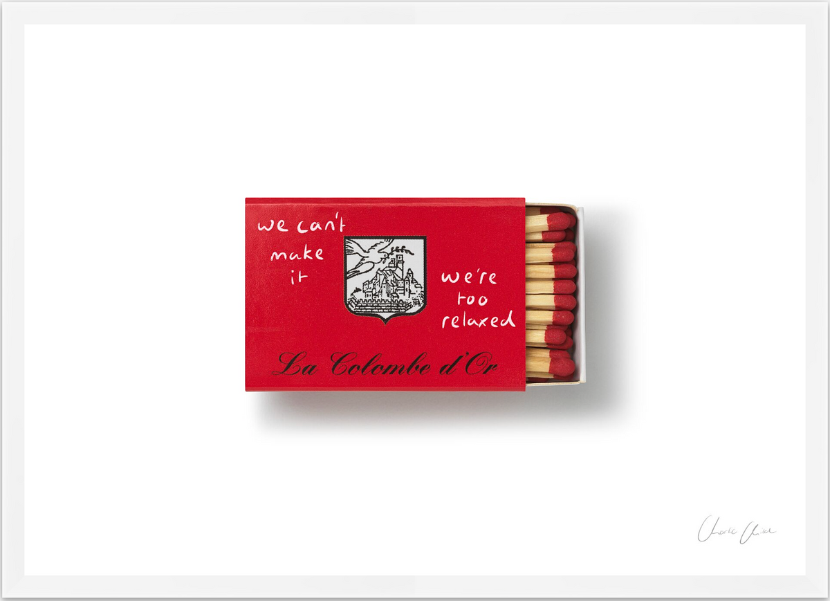 Matchbox at La Colombe d'Or Print
