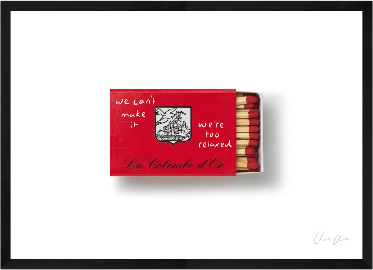 Matchbox at La Colombe d'Or Print