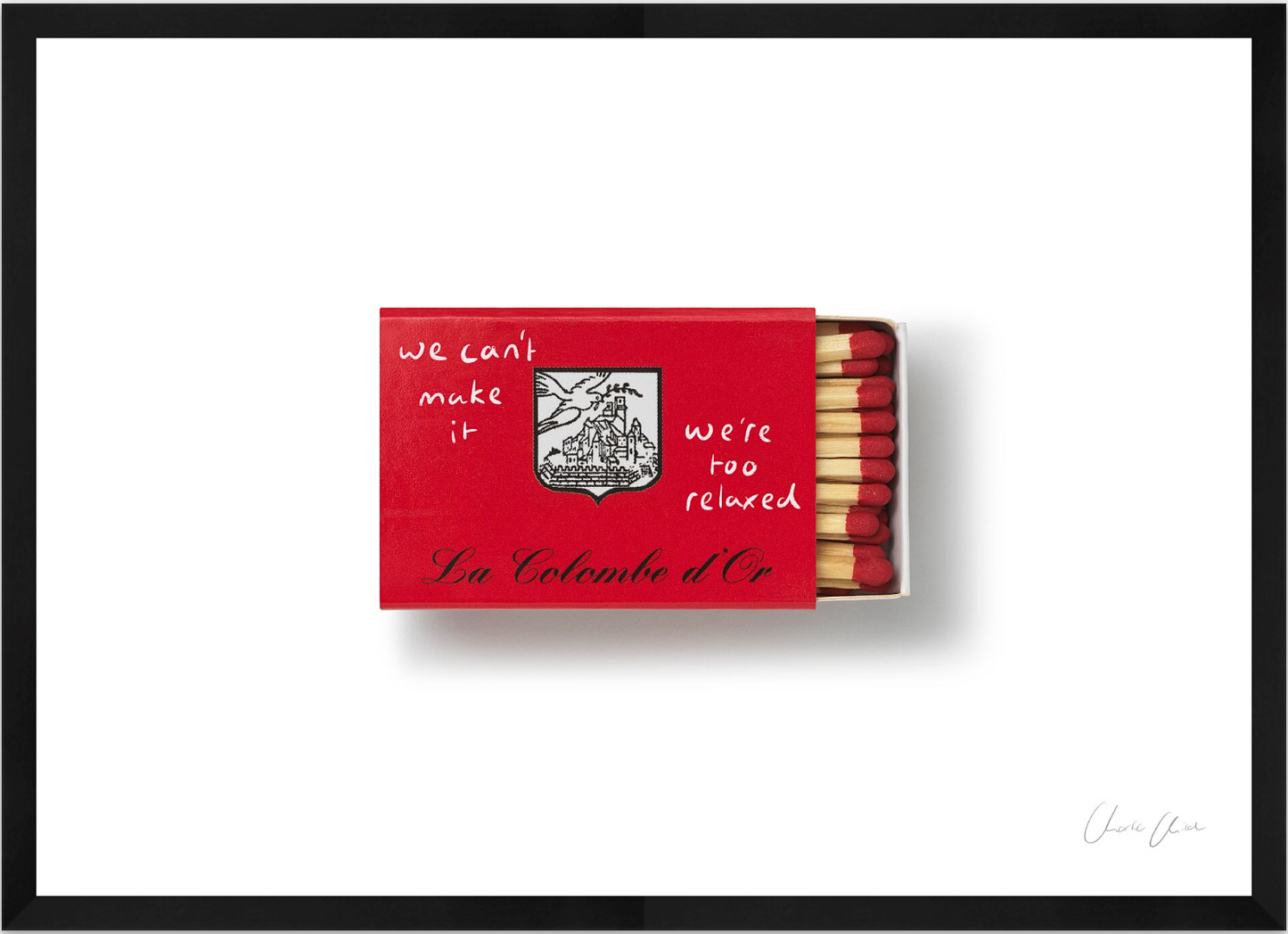 Matchbox at La Colombe d'Or Print