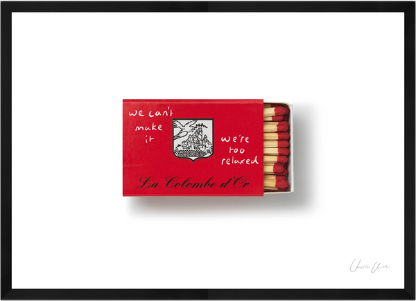 Matchbox at La Colombe d'Or Print