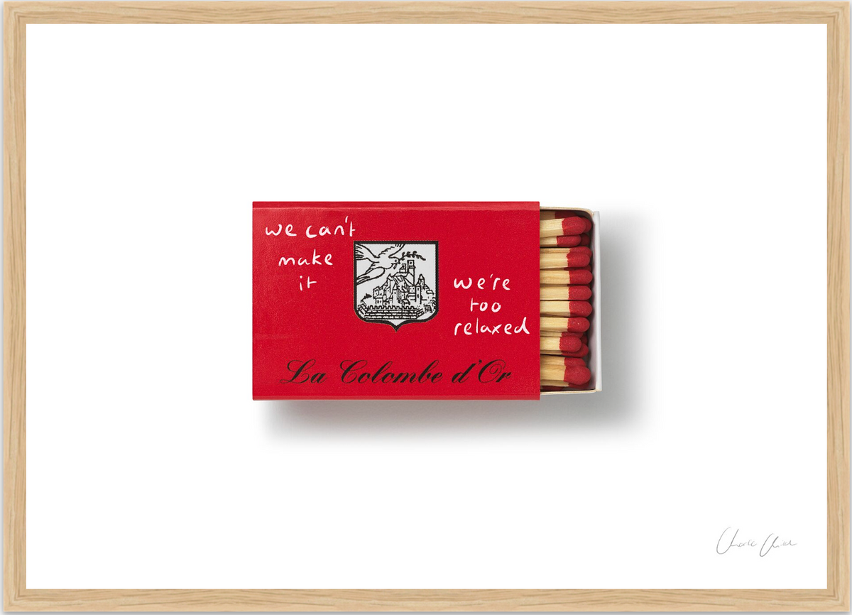 Matchbox at La Colombe d'Or Print