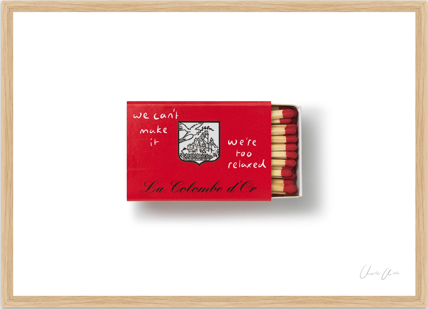 Matchbox at La Colombe d'Or Print