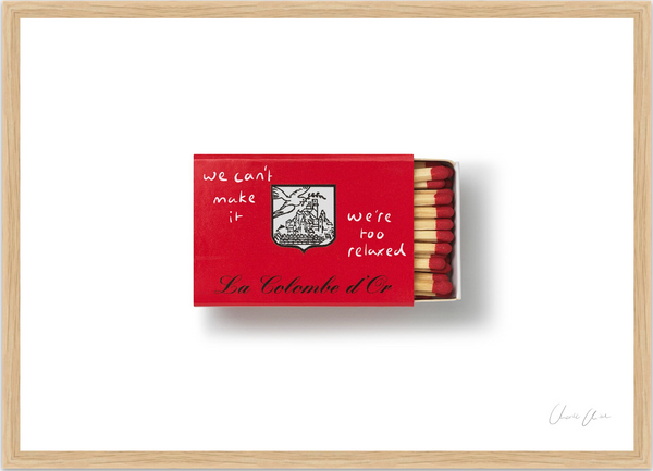 Matchbox at La Colombe d'Or Print