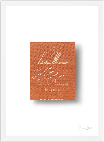 Matchbox at Chateau Marmont Print