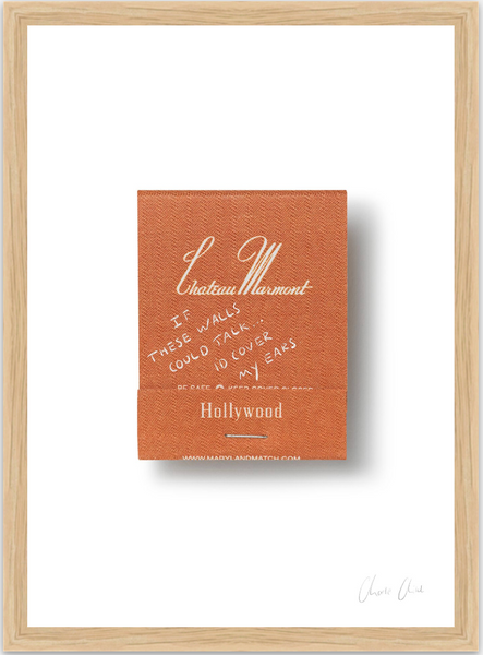 Matchbox at Chateau Marmont Print