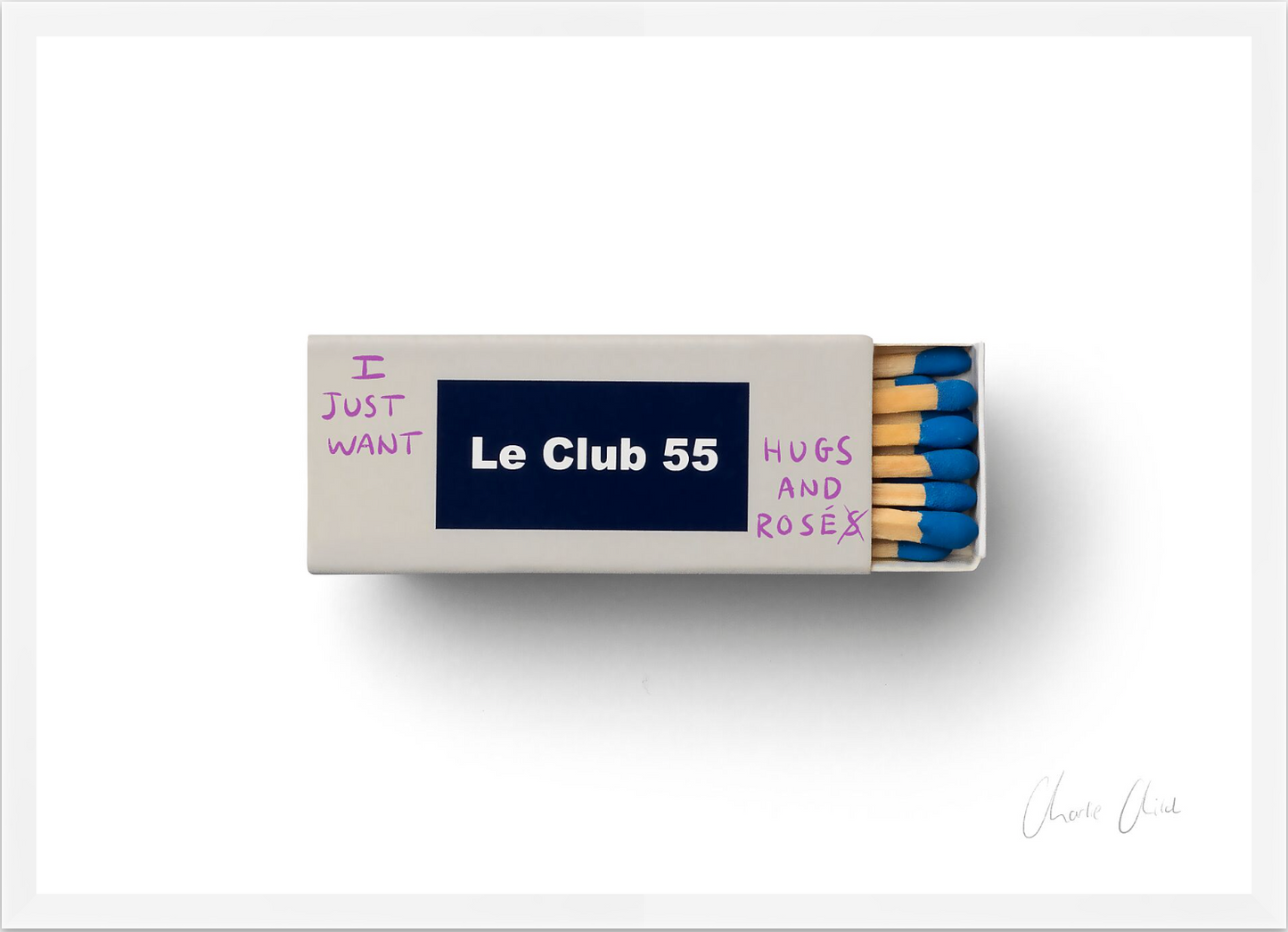 Matchbox at Le Club 55 Print