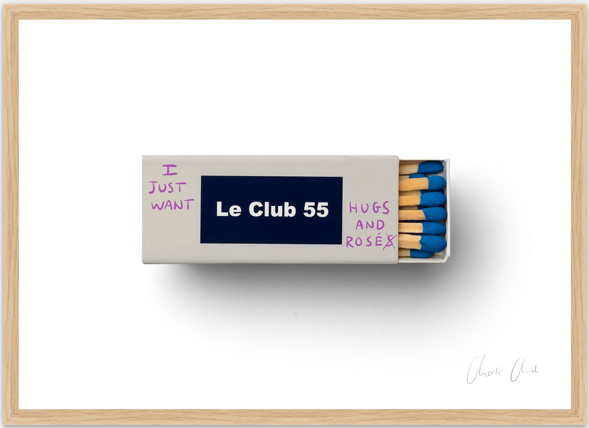 Matchbox at Le Club 55 Print
