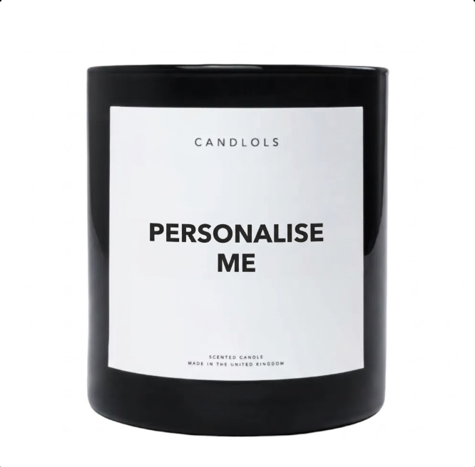 Personalised Candle, Luxury Scented Candle
