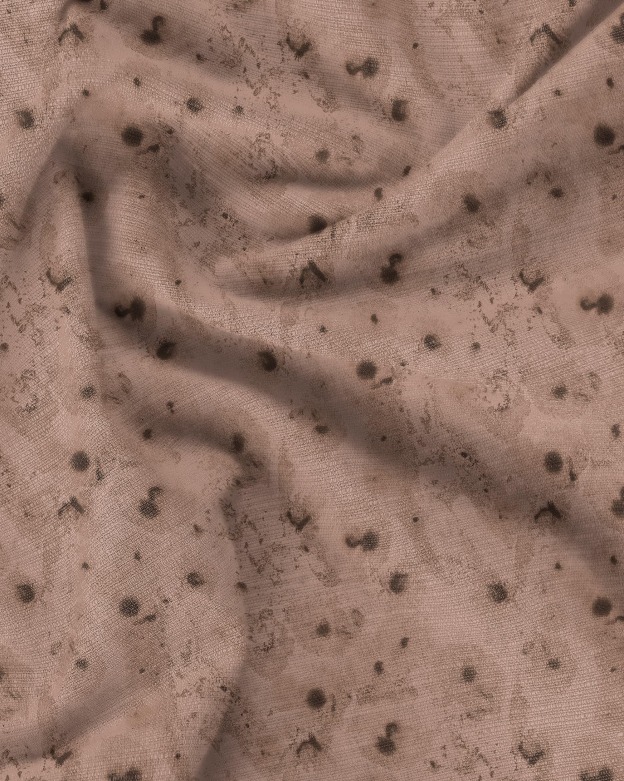 Selene abstract ink fabric in powder
