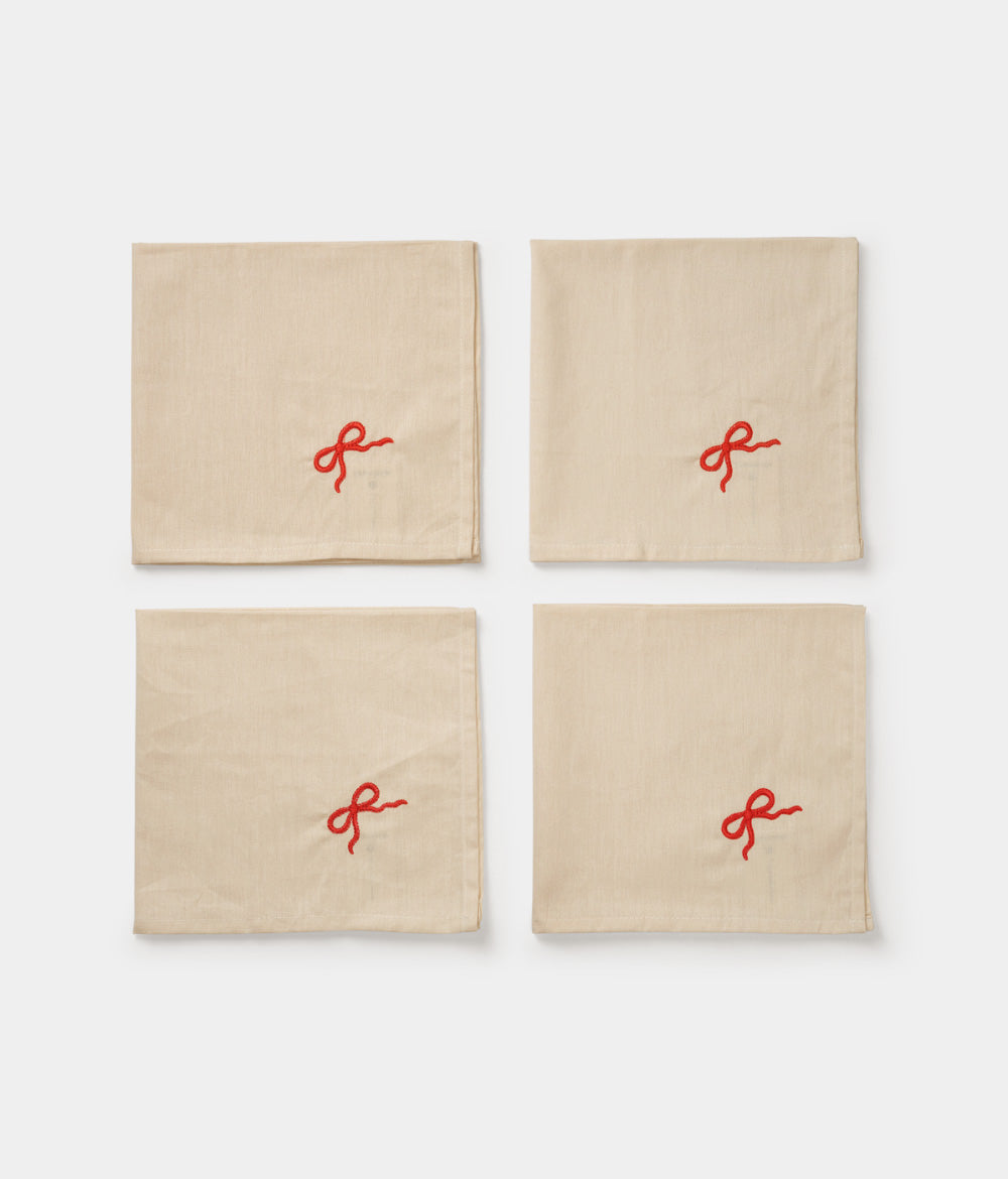 Napkin 4 pcs Bow