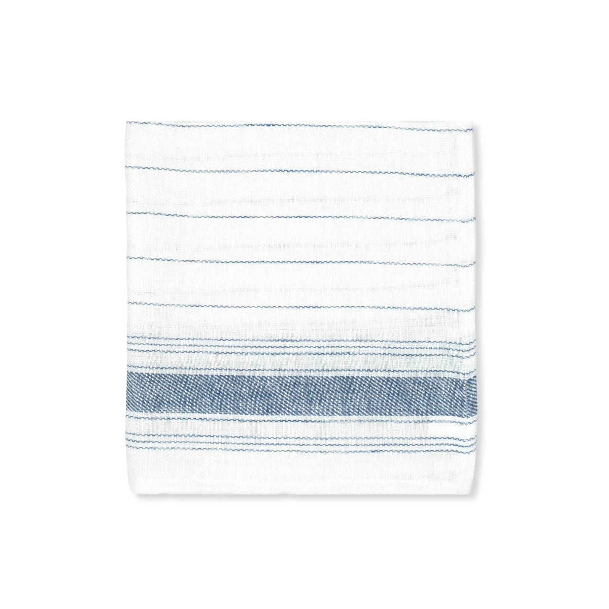 Set of 6 French Blue Stripe Napkins