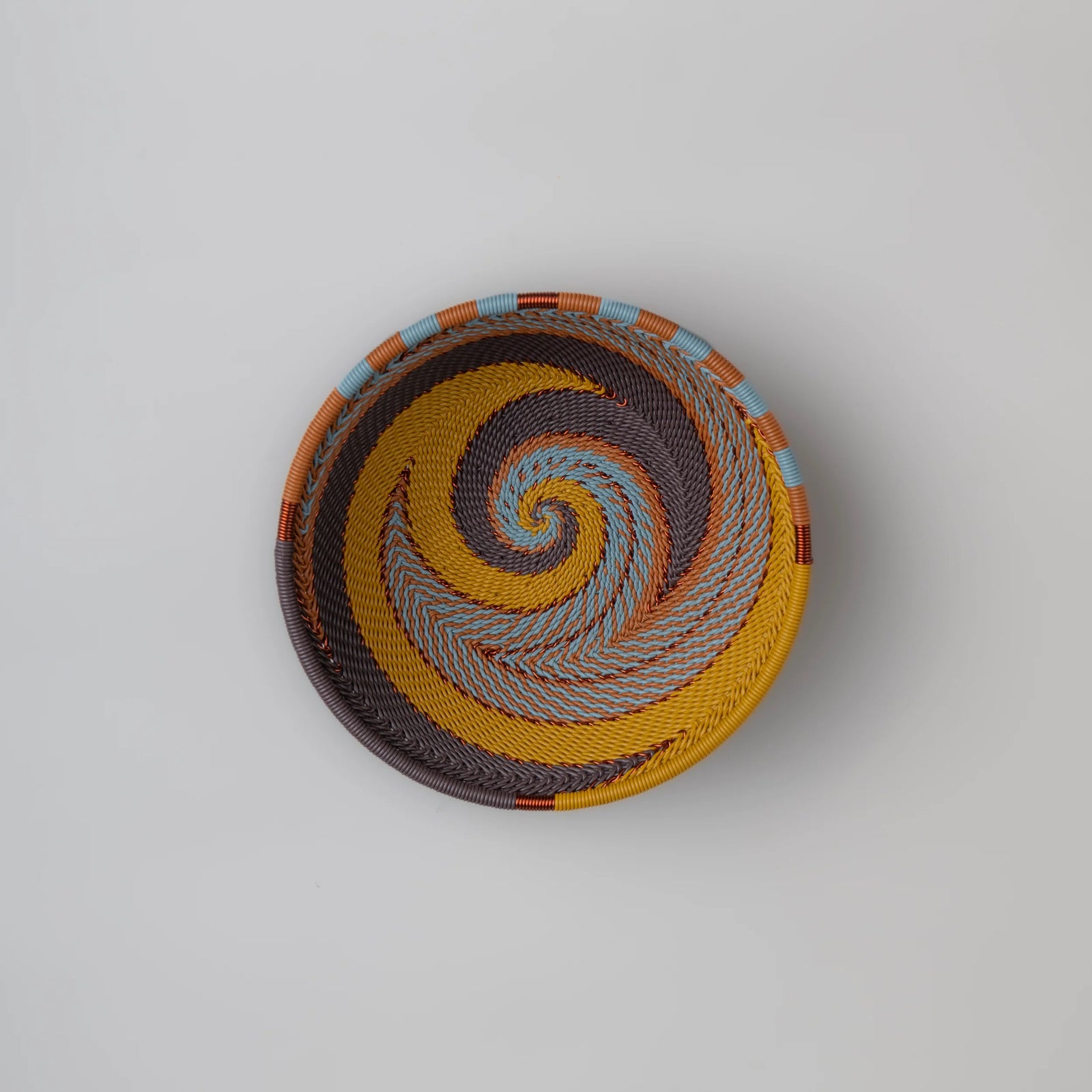 Shallow Basket - Earthy Denim