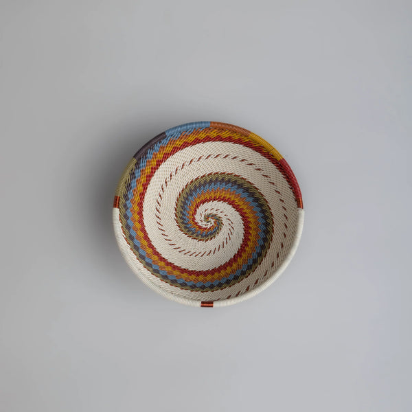 Shallow Basket - Mountain Rainbow