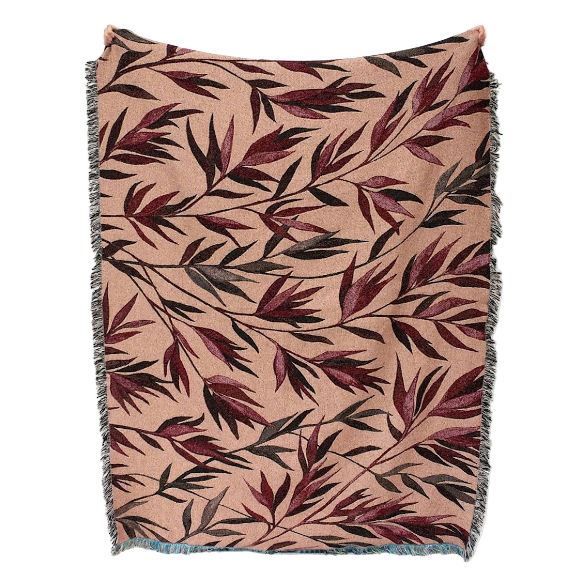 Growth Blush - Recycled Cotton Woven Throw