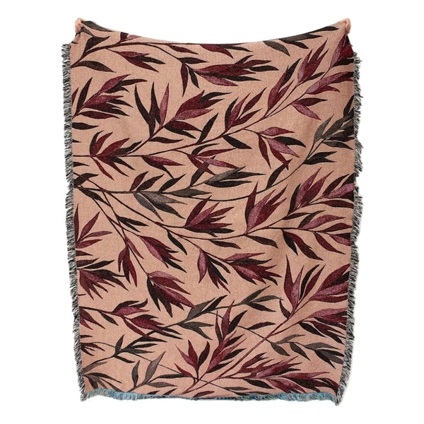 Growth Blush - Recycled Cotton Woven Throw
