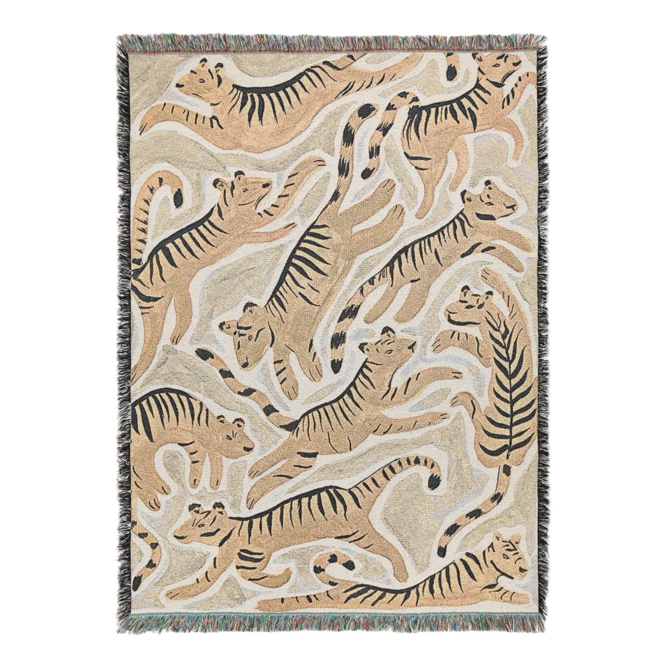 Tigers - Recycled Cotton Woven Throw