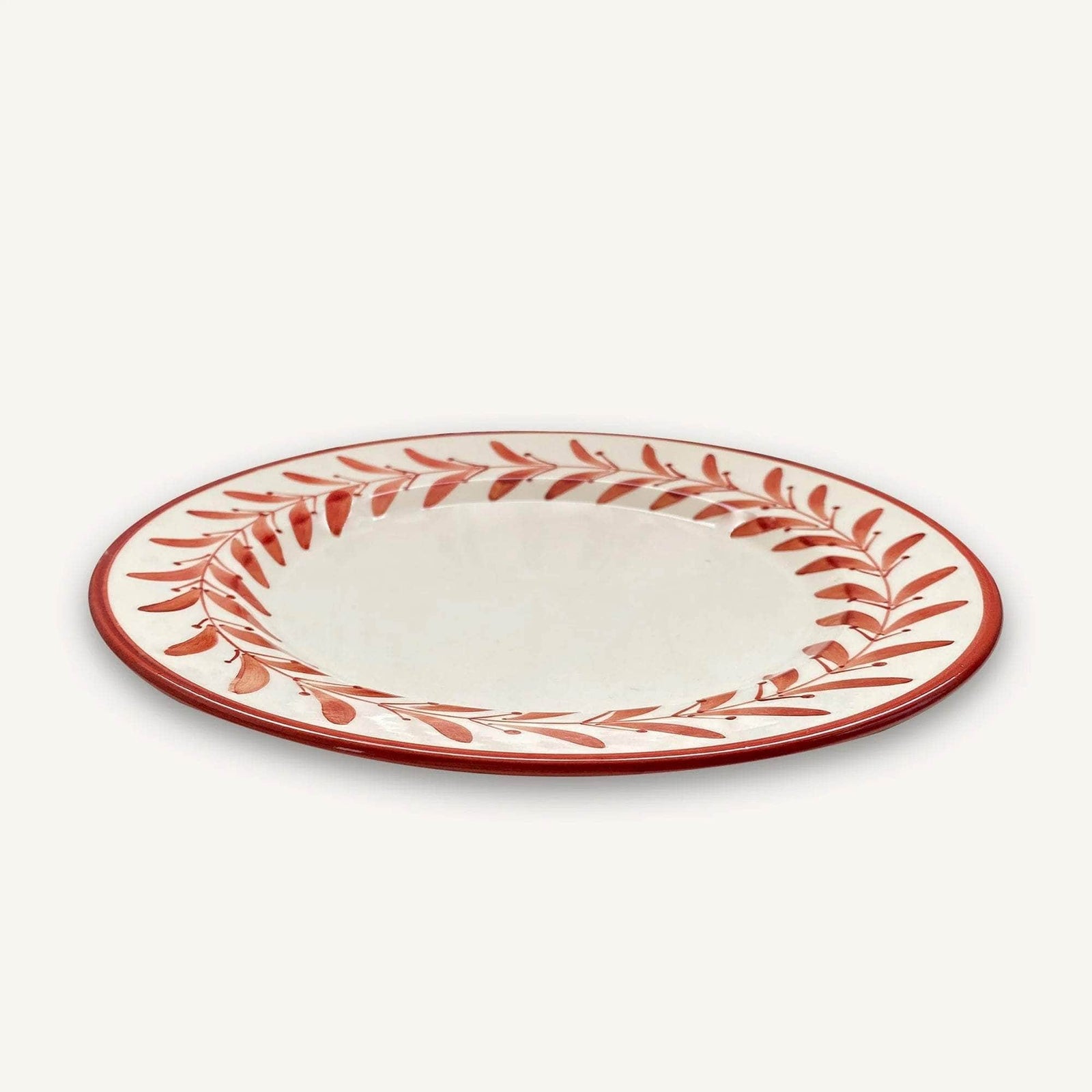 Side Plate -  Helecho - Rust Red