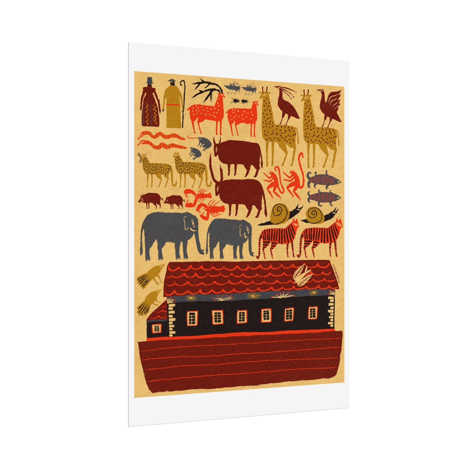 Tabby Booth NOAH'S ARK Fine Art Print