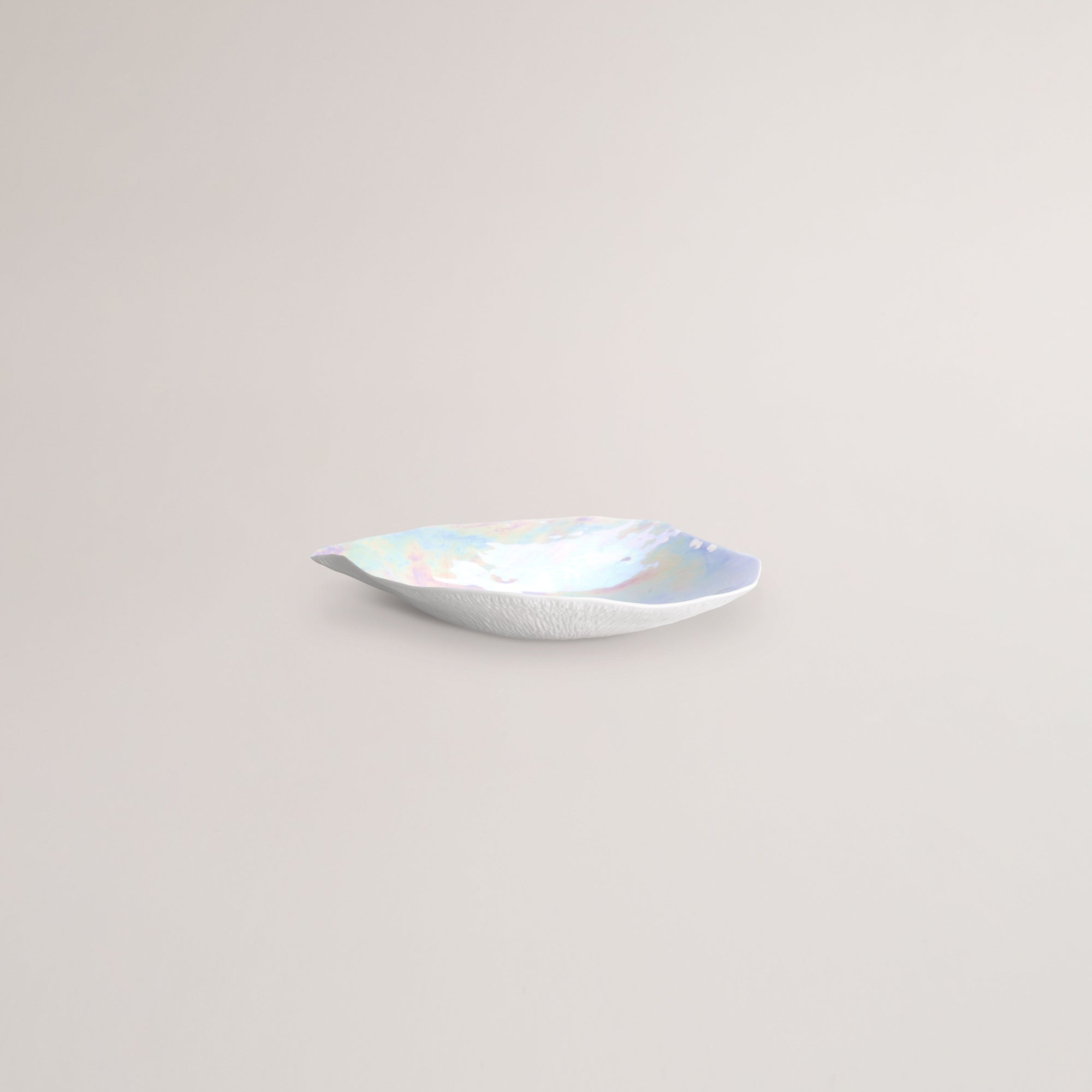 Indulge nº6 large dinner plate / pearlescent