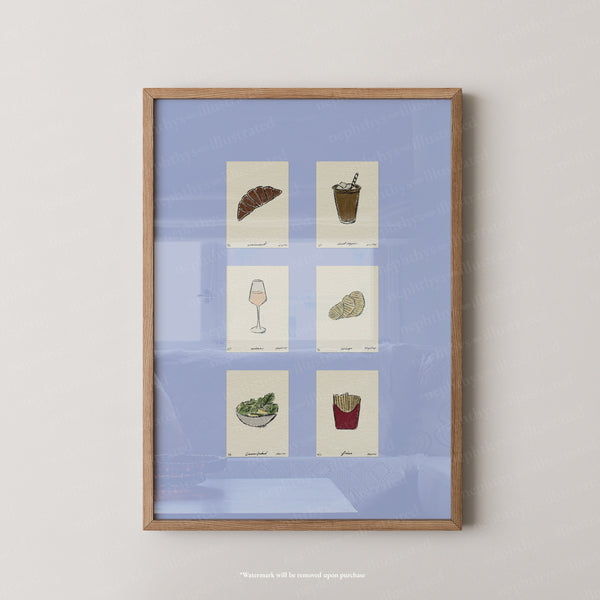 Signature Snacks Set Print