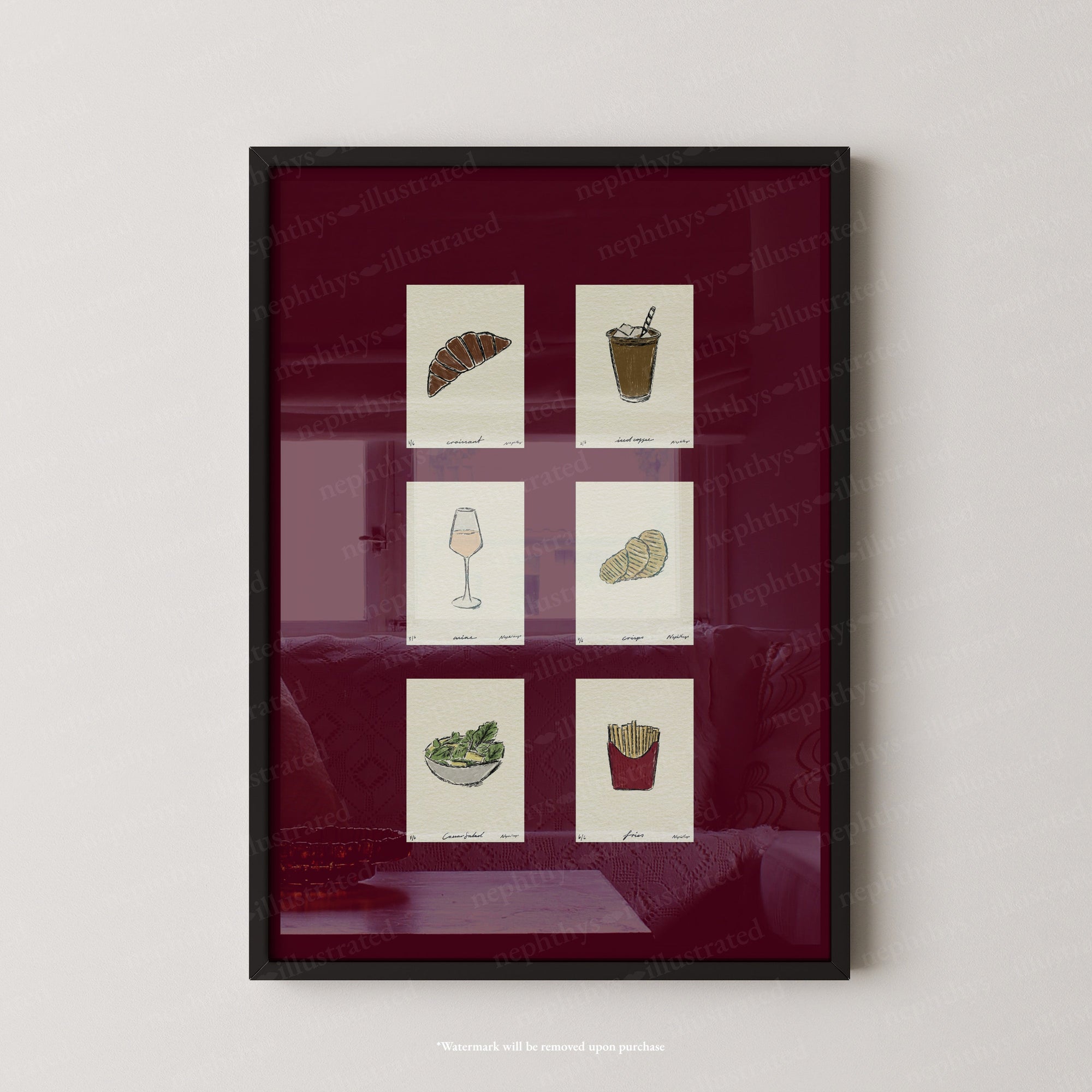 Signature Snacks Set Print