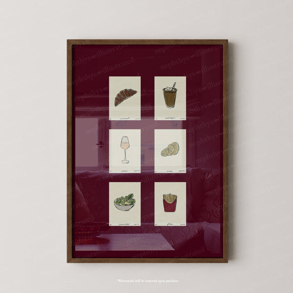 Signature Snacks Set Print