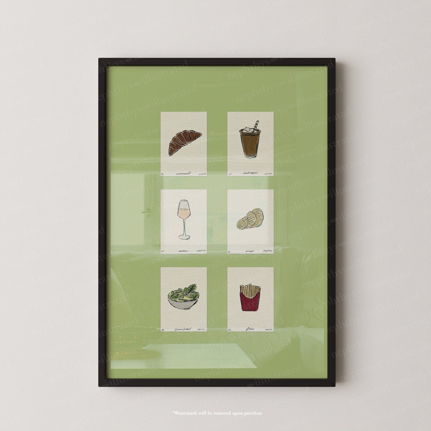 Signature Snacks Set Print