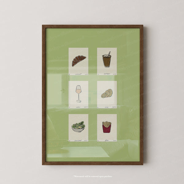 Signature Snacks Set Print