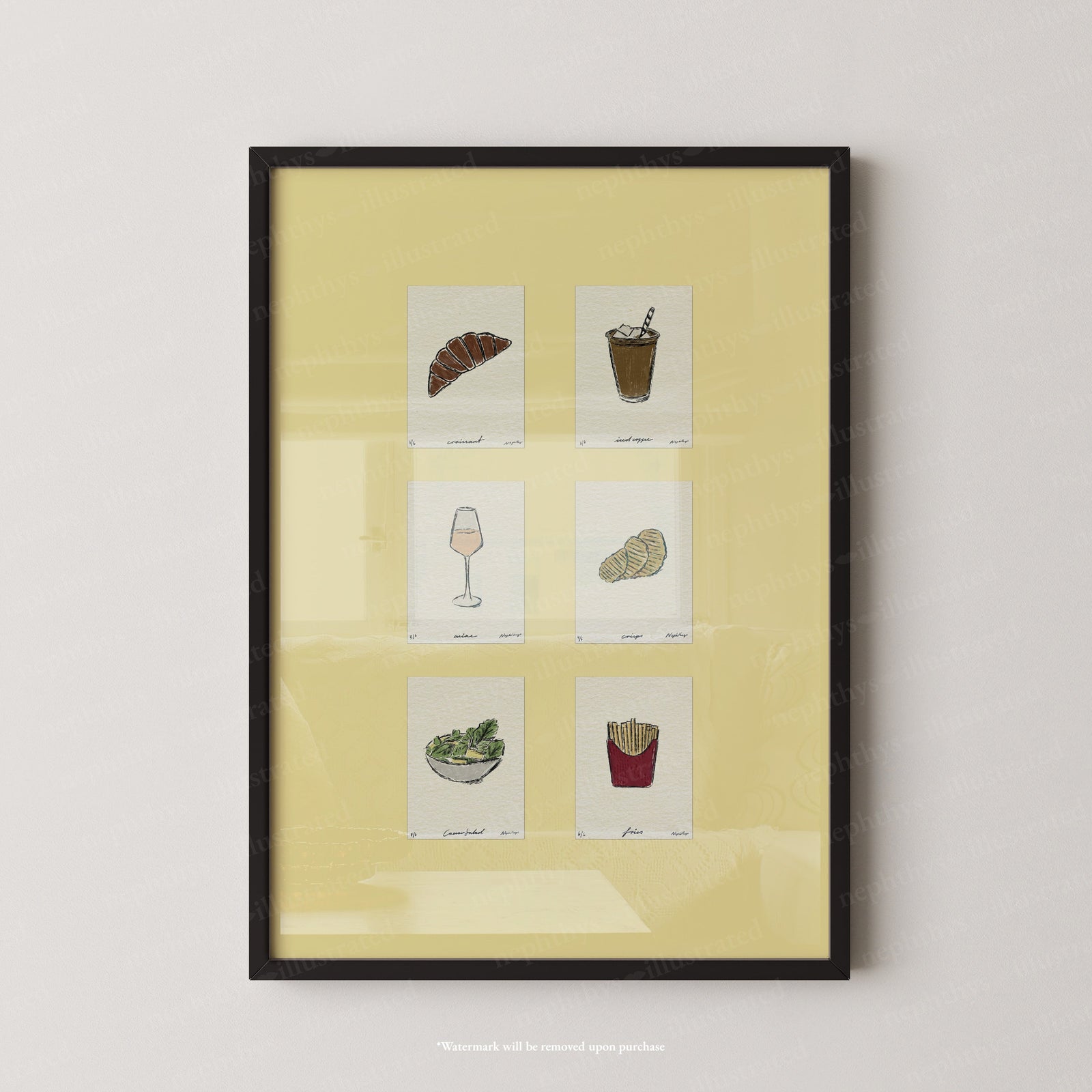 Signature Snacks Set Print