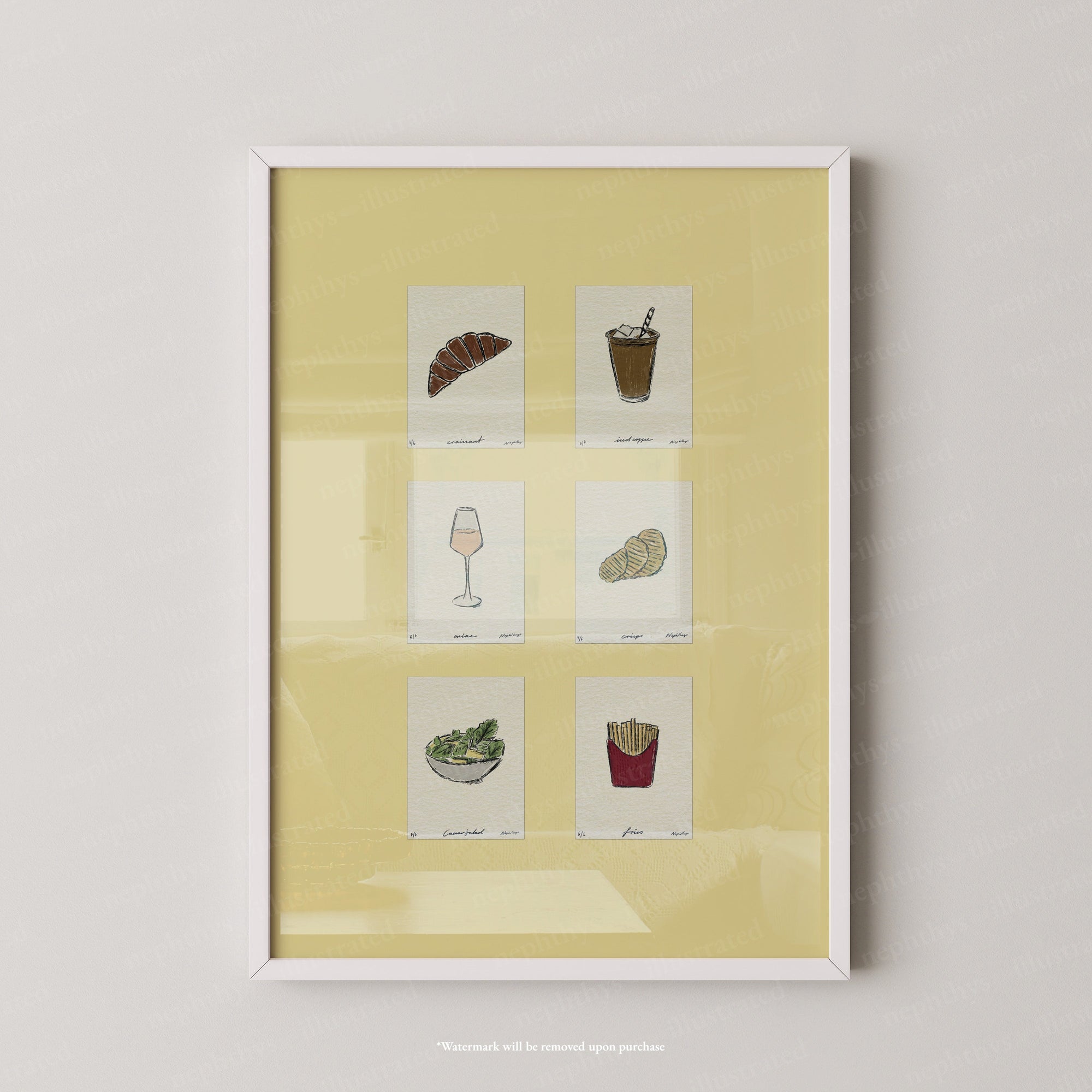 Signature Snacks Set Print