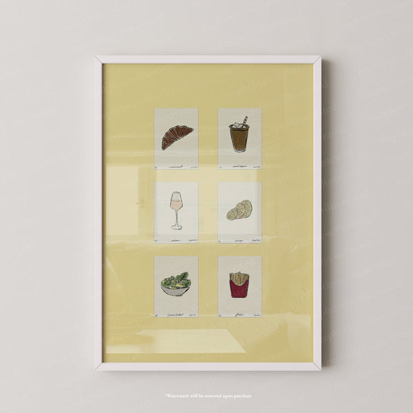 Signature Snacks Set Print