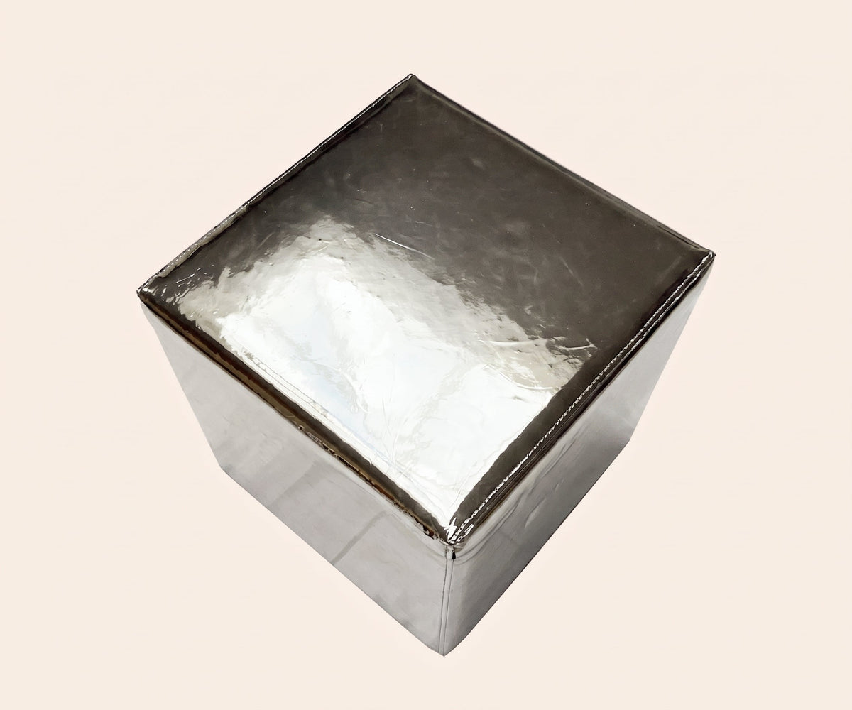 DISCO Footstool, Chrome