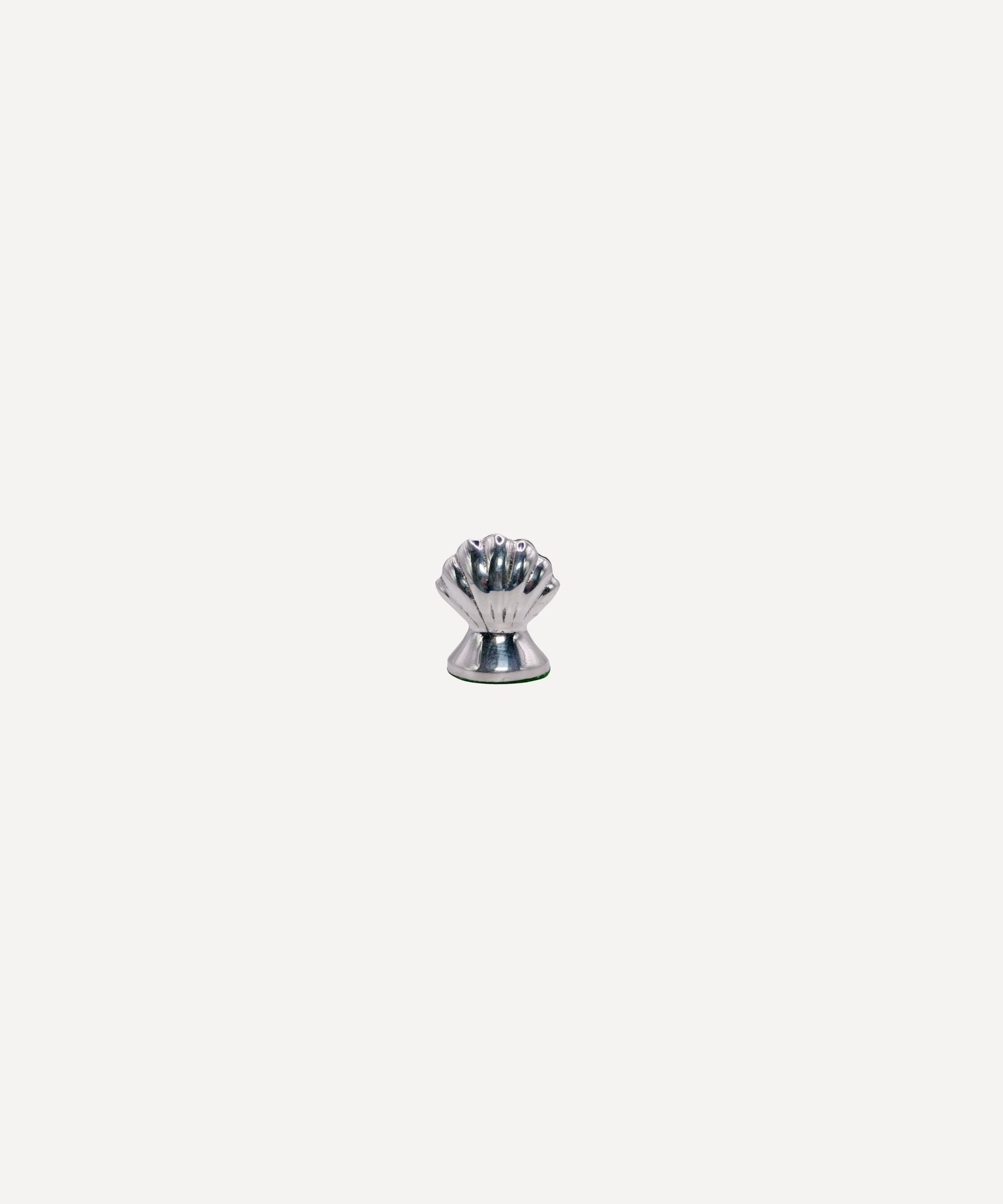 Silver Plate Shell Place Card Holder - Set of Four