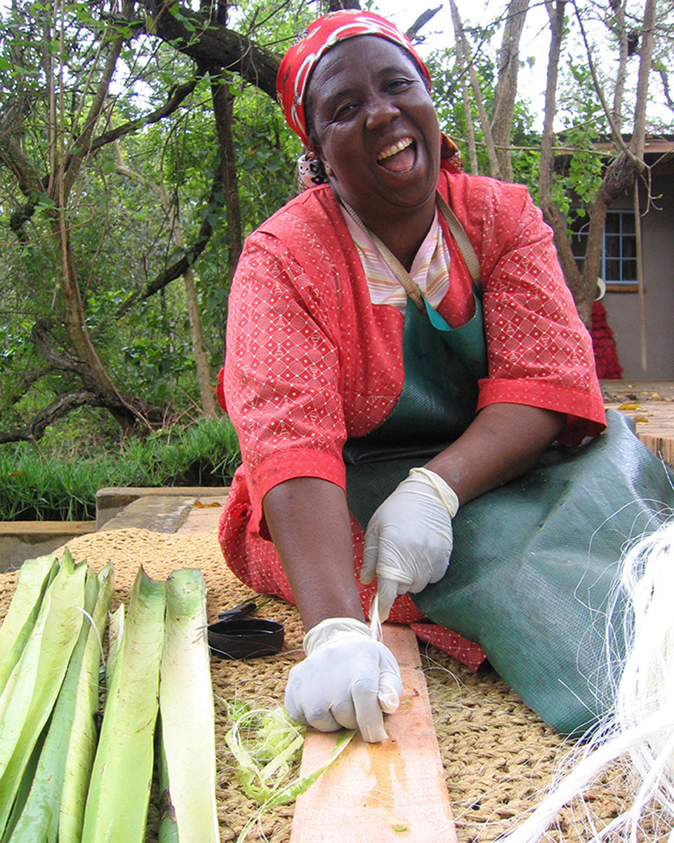 IKHETHA: Handwoven Snowman Christmas Decoration