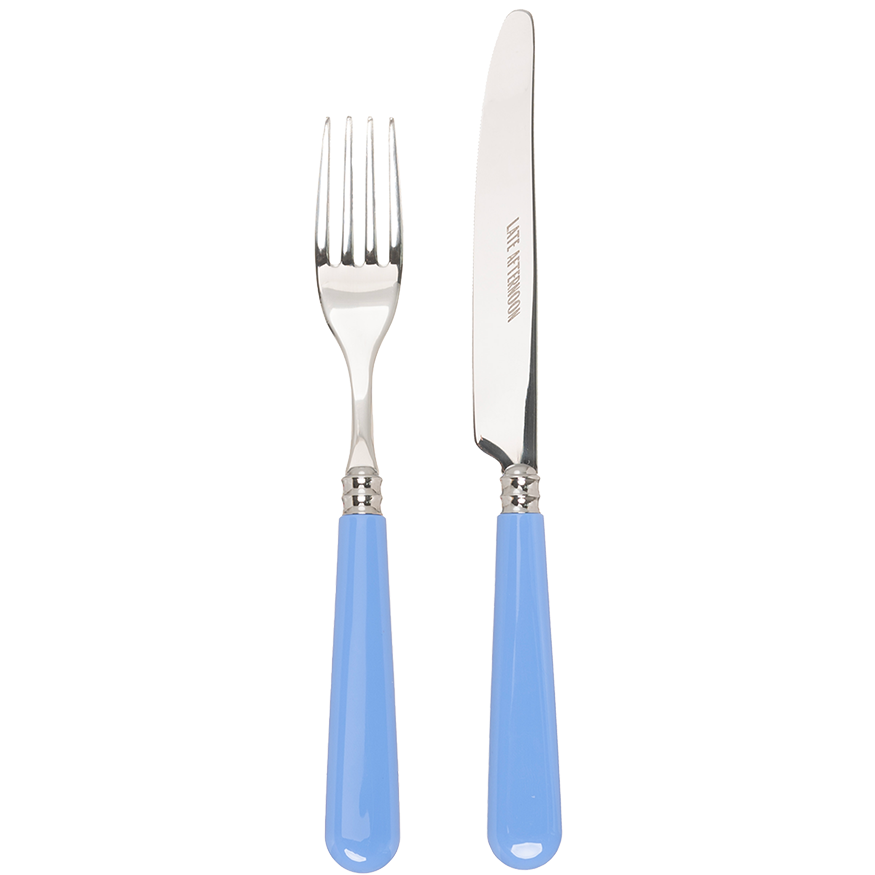 Sky Blue Knife and Fork Set