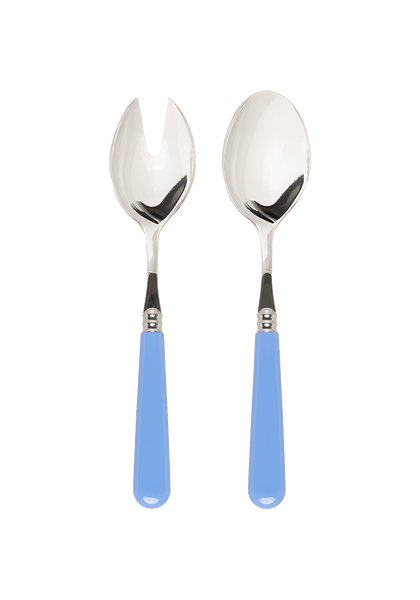 Sky Blue Salad Server Set