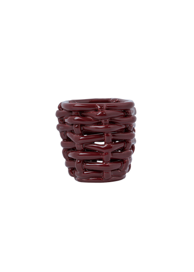 LateAfternoon_Small_Burgundy_Basketweave_Planter