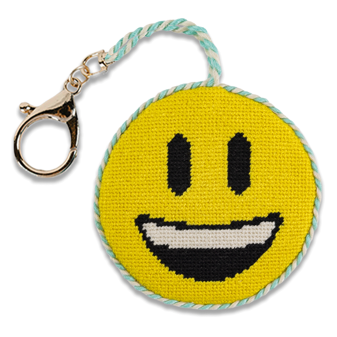 Smiley Face Emoji - Bag Charm - Furbish Studio