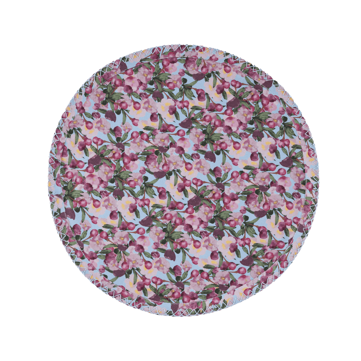 Romance is Dead Blue Round Placemats | Set of 6