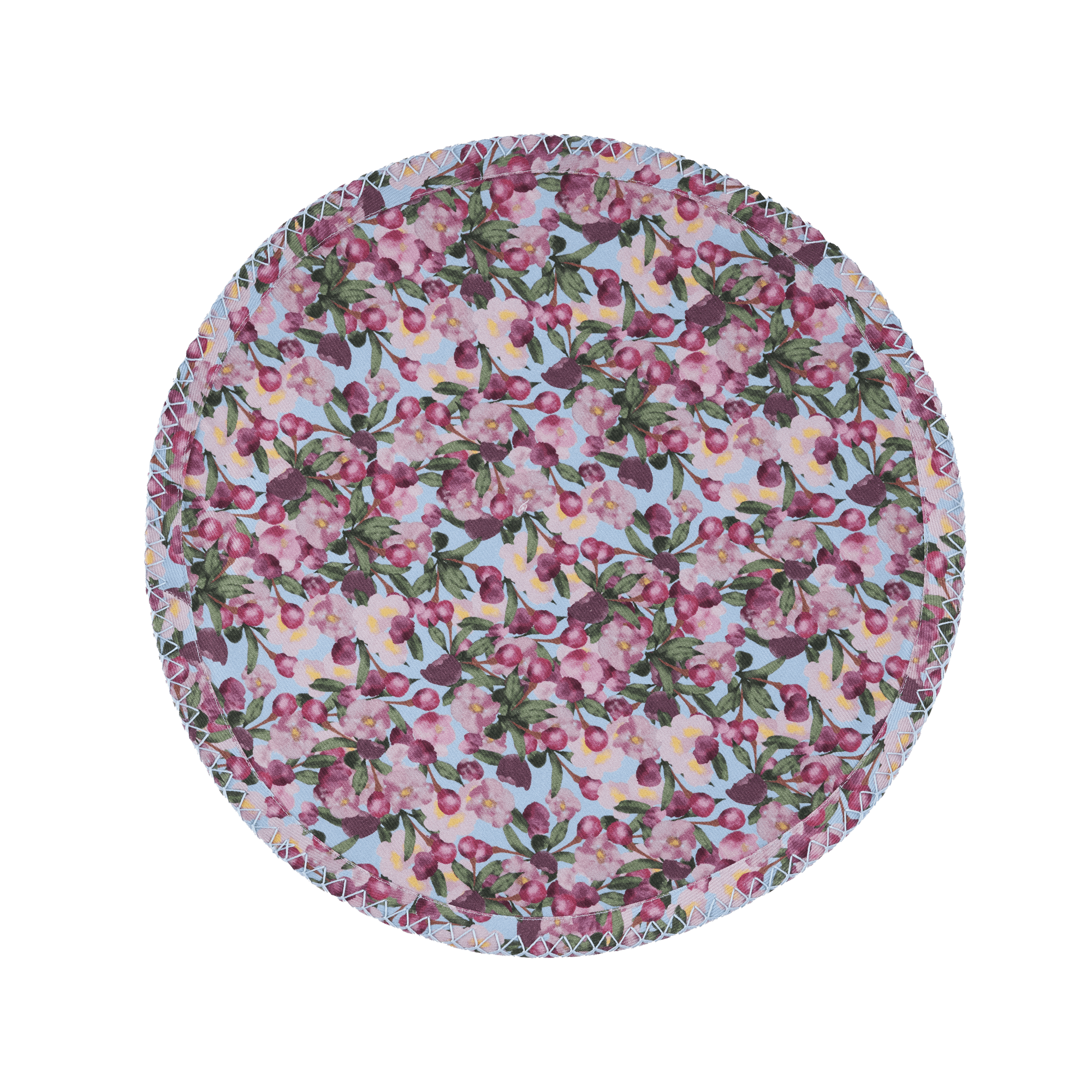 Romance is Dead Blue Round Placemats | Set of 6