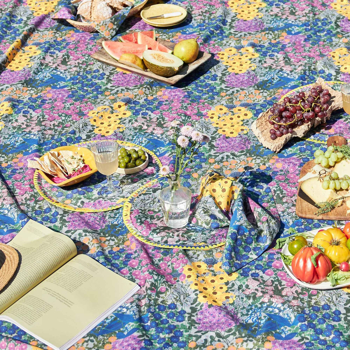 Tablecloth Pré Fleuri - Sophie Williamson Design