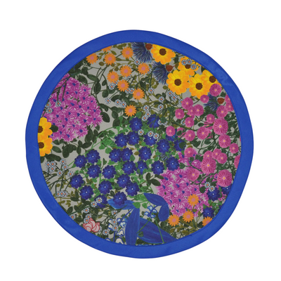 Prussian Blue Wild Flower Floral Placemats Pré Fleuri