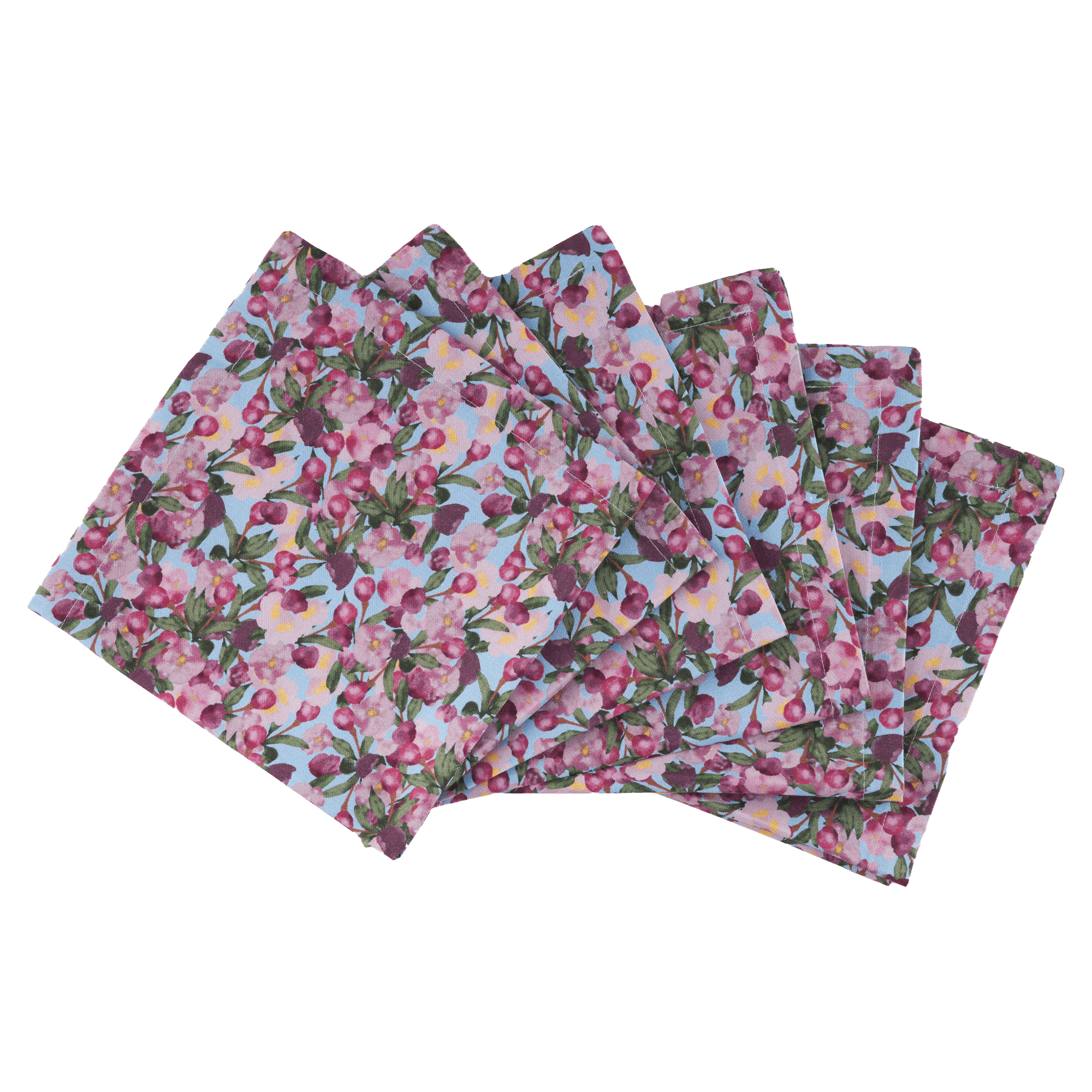 Romance is Dead Blue Napkins | Set of 6