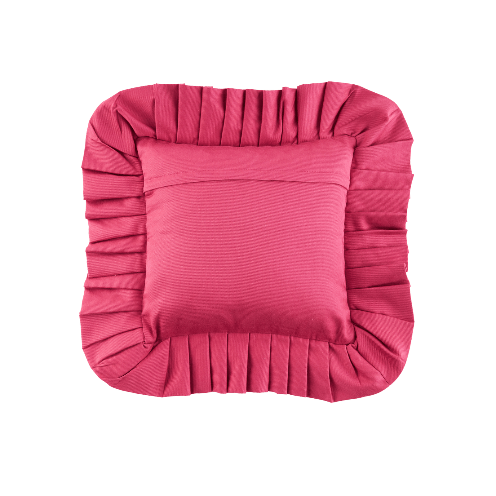 Blumen Orange Ruffled Cushion Cover