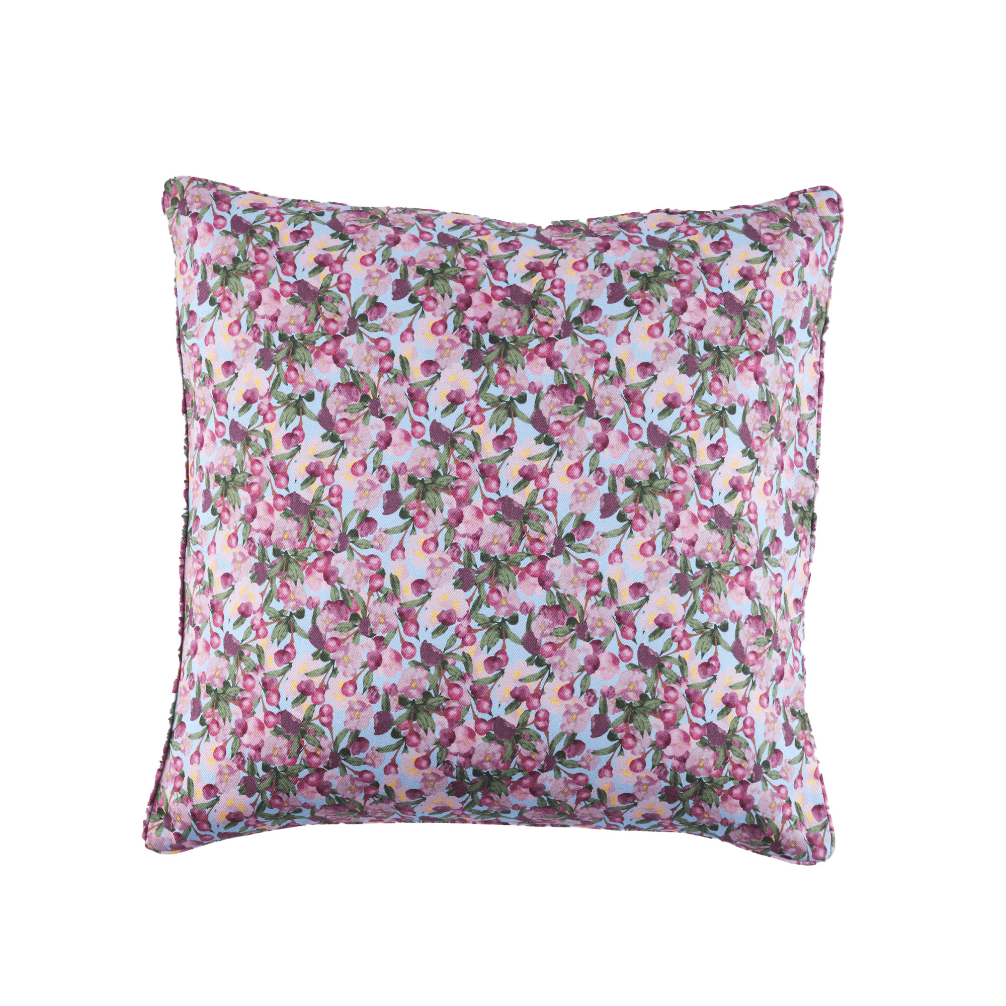 Romance is Dead Blue Square Cushion Cover