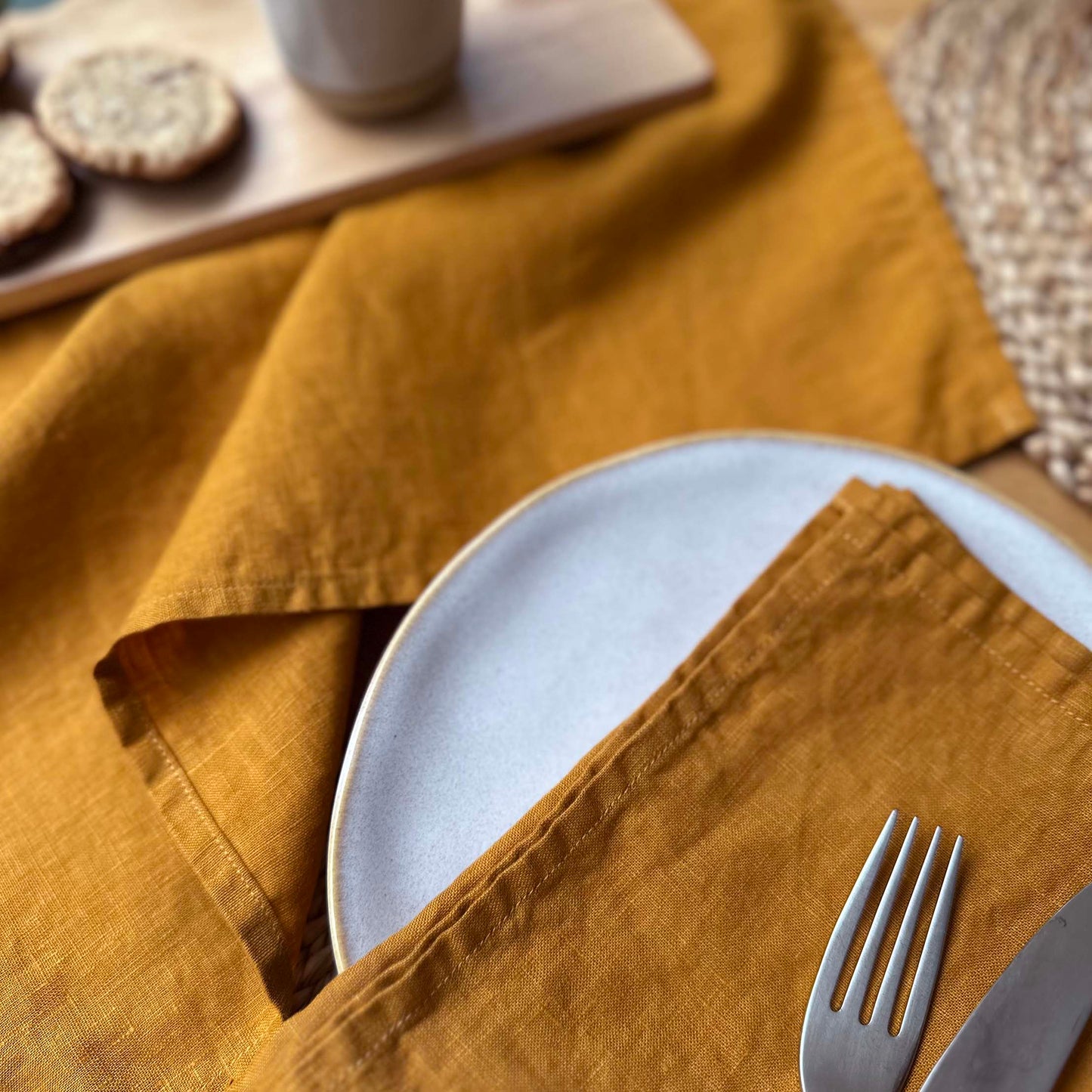 100% Linen Napkins OEKO-TEX® Certified – Check X2