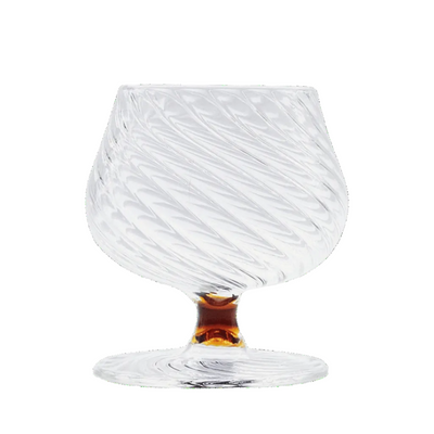 Spiral Brandy Glass Amber Issy Granger 