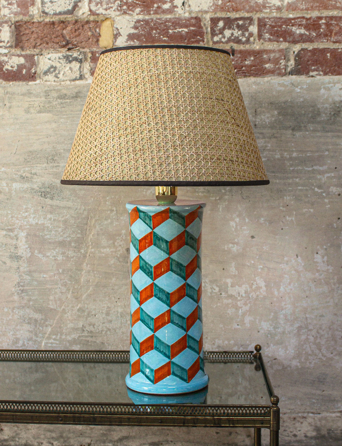 Square Eyed Lamp, Blue